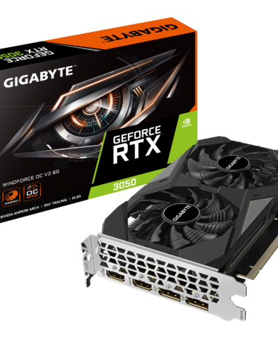 GIGABYTE RTX 3050 6GB WINDFORCE OC V2