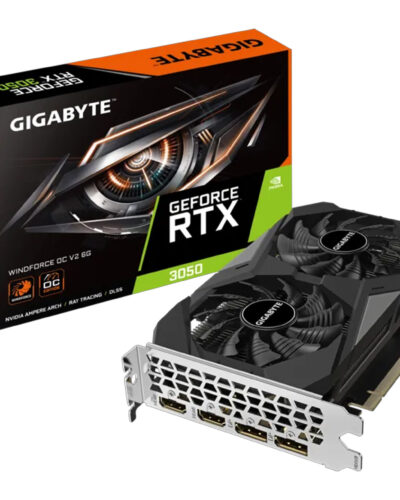 كرت الشاشة Gigabyte Windforce RTX 3050 6GB